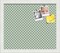 PinPix Custom Bulletin Board Nile Green Diamond Poster Board Has a Fabric Style Canvas Finish, Framed in Satin White Frame, by ArtToFrames (PinPix-380)